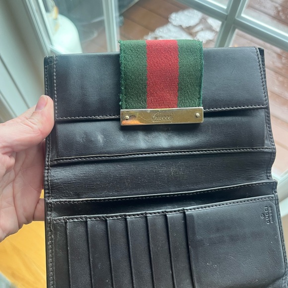 Gucci Web Wallet with Box - Picture 3 of 13